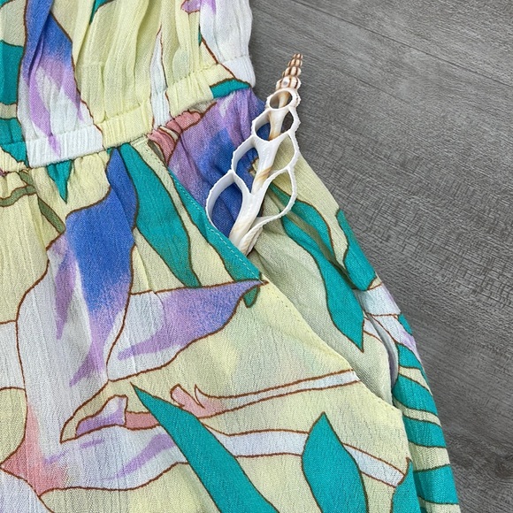 🔆BILLABONG🔆 POCKET FLOWER ROMPER COVER UP - Picture 9 of 12